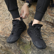 Lade das Bild in den Galerie-Viewer, draussenfeet winter barfussschuhe schneestiefel 31455 schwarz
