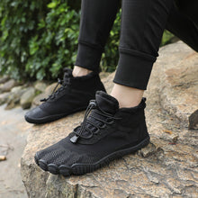 Lade das Bild in den Galerie-Viewer, draussenfeet winter barfussschuhe schneestiefel 31455 schwarz
