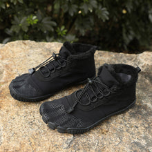 Lade das Bild in den Galerie-Viewer, draussenfeet winter barfussschuhe schneestiefel 31455 schwarz
