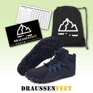 Herren-Fünffinger-Outdoor-Sport-Baumwollschuhe, Unisex, samtwarme Schneestiefel, verschleißfeste Anti-Ski-Bodenstiefel, verdickte Winterschuhe