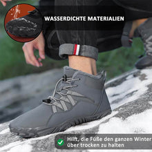 Lade das Bild in den Galerie-Viewer, Herren-Fünffinger-Outdoor-Sport-Baumwollschuhe, Unisex, samtwarme Schneestiefel, verschleißfeste Anti-Ski-Bodenstiefel, verdickte Winterschuhe
