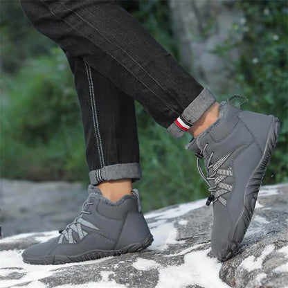Men-Fünffinger-Outdoor Sport Cotton Shoes, Unisex, Warm Snow Boachs, Deckeys