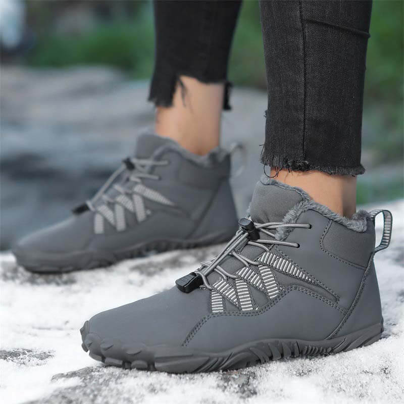Men-Fünffinger-Outdoor Sport Cotton Shoes, Unisex, Warm Snow Boachs, Deckeys