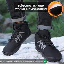 Lade das Bild in den Galerie-Viewer, Herren-Fünffinger-Outdoor-Sport-Baumwollschuhe, Unisex, samtwarme Schneestiefel, verschleißfeste Anti-Ski-Bodenstiefel, verdickte Winterschuhe
