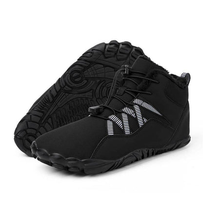 Men-Fünffinger-Outdoor Sport Cotton Shoes, Unisex, Warm Snow Boachs, Deckeys