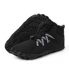 Lade das Bild in den Galerie-Viewer, Herren-Fünffinger-Outdoor-Sport-Baumwollschuhe, Unisex, samtwarme Schneestiefel, verschleißfeste Anti-Ski-Bodenstiefel, verdickte Winterschuhe
