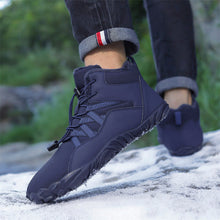 Lade das Bild in den Galerie-Viewer, draussenfeet winter barfussschuhe schneestiefel 31461 dunkelblau
