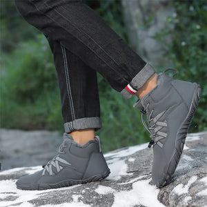 draussenfeet winter barfussschuhe schneestiefel 31461 grau