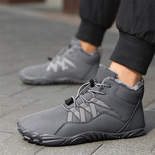 Lade das Bild in den Galerie-Viewer, draussenfeet winter barfussschuhe schneestiefel 31461 grau
