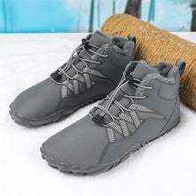 Lade das Bild in den Galerie-Viewer, draussenfeet winter barfussschuhe schneestiefel 31461 grau
