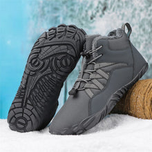 Lade das Bild in den Galerie-Viewer, draussenfeet winter barfussschuhe schneestiefel 31461 grau
