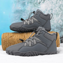 Lade das Bild in den Galerie-Viewer, draussenfeet winter barfussschuhe schneestiefel 31461 grau
