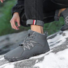 Lade das Bild in den Galerie-Viewer, draussenfeet winter barfussschuhe schneestiefel 31461 grau
