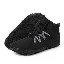 Cargar imagen en el visor de la galería, Ladies-Fünffinger-Outdoor-Sport Cotton Shoes, unisex, botas de nieve cálidas de terciopelo, botas anti-ski resistentes al desgaste, zapatos de invierno espesados
