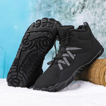 Lade das Bild in den Galerie-Viewer, draussenfeet winter barfussschuhe schneestiefel 31461 schwarz
