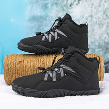 Lade das Bild in den Galerie-Viewer, draussenfeet winter barfussschuhe schneestiefel 31461 schwarz
