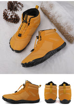 Lade das Bild in den Galerie-Viewer, draussenfeet winter barfussschuhe schneestiefel 31462 gelb
