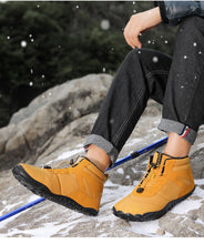 Lade das Bild in den Galerie-Viewer, draussenfeet winter barfussschuhe schneestiefel 31462 gelb
