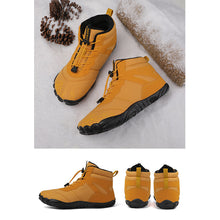 Lade das Bild in den Galerie-Viewer, draussenfeet winter barfussschuhe schneestiefel 31462 gelb
