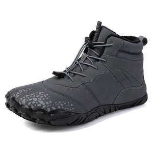 draussenfeet winter barfussschuhe schneestiefel 31462 hellgrau