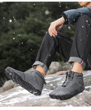 Lade das Bild in den Galerie-Viewer, draussenfeet winter barfussschuhe schneestiefel 31462 hellgrau
