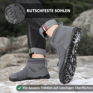 draussenfeet winter barfussschuhe schneestiefel 31462 hellgrau