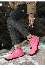 Lade das Bild in den Galerie-Viewer, draussenfeet winter barfussschuhe schneestiefel 31462 rosa
