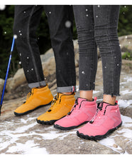 Lade das Bild in den Galerie-Viewer, draussenfeet winter barfussschuhe schneestiefel 31462 rosa
