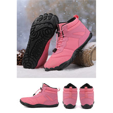 Lade das Bild in den Galerie-Viewer, draussenfeet winter barfussschuhe schneestiefel 31462 rosa

