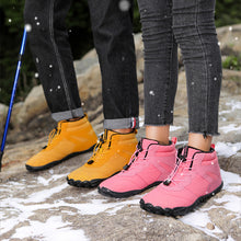 Lade das Bild in den Galerie-Viewer, draussenfeet winter barfussschuhe schneestiefel 31462 rosa

