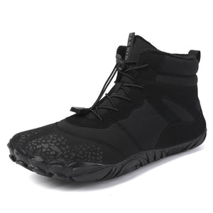 draussenfeet winter barfussschuhe schneestiefel 31462 schwarz