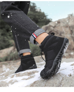 draussenfeet winter barfussschuhe schneestiefel 31462 schwarz