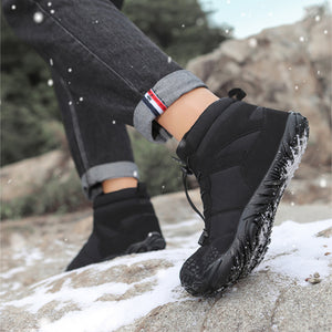 draussenfeet winter barfussschuhe schneestiefel 31462 schwarz