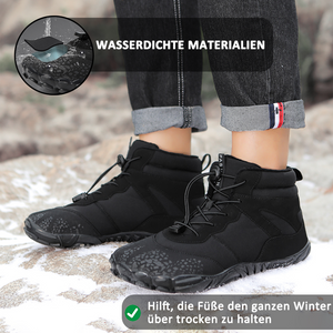 draussenfeet winter barfussschuhe schneestiefel 31462 schwarz