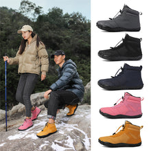 Lade das Bild in den Galerie-Viewer, draussenfeet winter barfussschuhe schneestiefel 31463 blau

