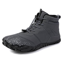 Lade das Bild in den Galerie-Viewer, draussenfeet winter barfussschuhe schneestiefel 31463 hellgrau

