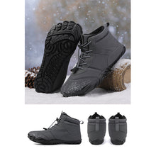 Lade das Bild in den Galerie-Viewer, draussenfeet winter barfussschuhe schneestiefel 31463 hellgrau
