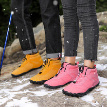 Lade das Bild in den Galerie-Viewer, draussenfeet winter barfussschuhe schneestiefel 31463 rosa
