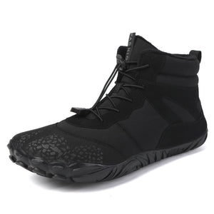 draussenfeet winter barfussschuhe schneestiefel 31463 schwarz