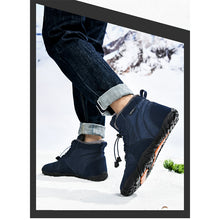 Lade das Bild in den Galerie-Viewer, draussenfeet winter barfussschuhe schneestiefel 31464 blau

