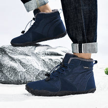 Lade das Bild in den Galerie-Viewer, draussenfeet winter barfussschuhe schneestiefel 31464 blau
