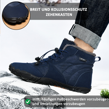 Lade das Bild in den Galerie-Viewer, draussenfeet winter barfussschuhe schneestiefel 31464 blau
