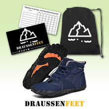 Lade das Bild in den Galerie-Viewer, Herren Outdoor High-Top Baumwollschuhe, Unisex Barfußschuhe Arbeitsschuhe, Schneestiefel, warm, plus samtverdickte Mittelrohr-Wander-Winterschuhe
