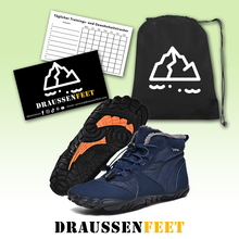 Lade das Bild in den Galerie-Viewer, draussenfeet winter barfussschuhe schneestiefel 31464 blau
