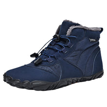 Lade das Bild in den Galerie-Viewer, draussenfeet winter barfussschuhe schneestiefel 31464 blau
