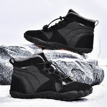 Lade das Bild in den Galerie-Viewer, draussenfeet winter barfussschuhe schneestiefel 31464 schwarz
