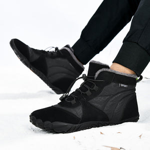 draussenfeet winter barfussschuhe schneestiefel 31464 schwarz