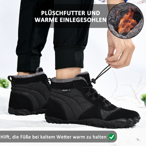 draussenfeet winter barfussschuhe schneestiefel 31464 schwarz