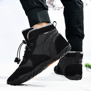 draussenfeet winter barfussschuhe schneestiefel 31464 schwarz