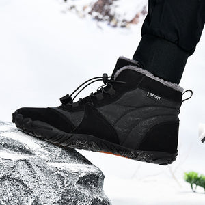 draussenfeet winter barfussschuhe schneestiefel 31464 schwarz